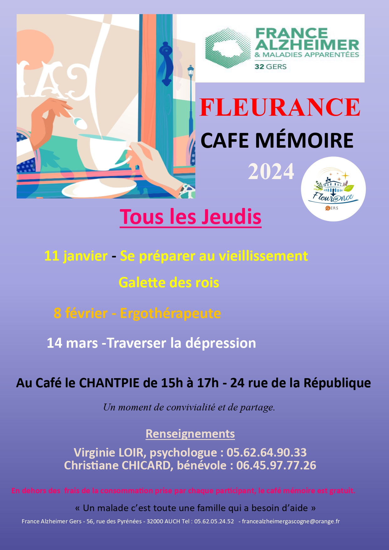 Café mémoire Fleurance